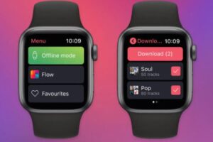Deezer and Spotify play music offline on Apple Watch